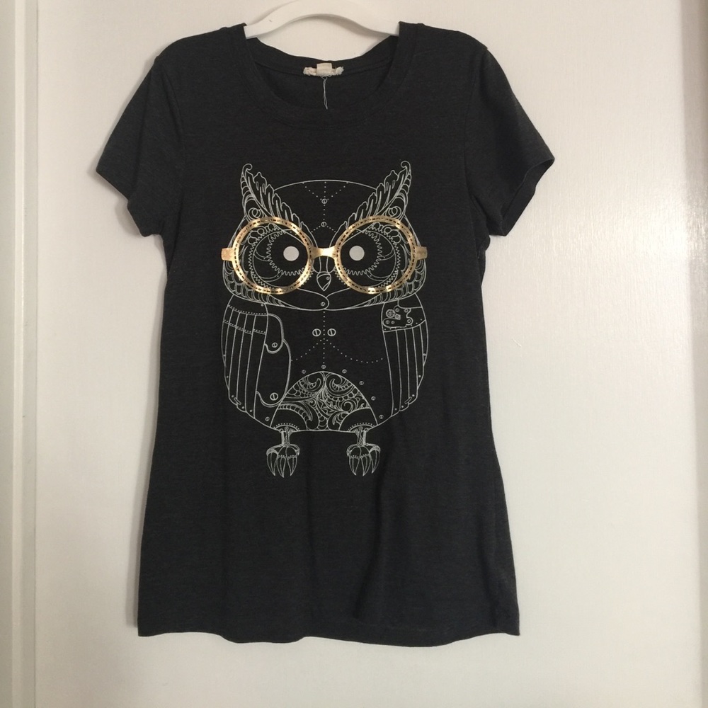 Adorable Juniors/Kids Owl Tee Shirt