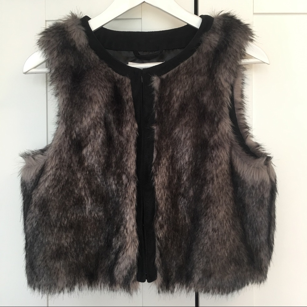 BCBG Generation Fur Vest