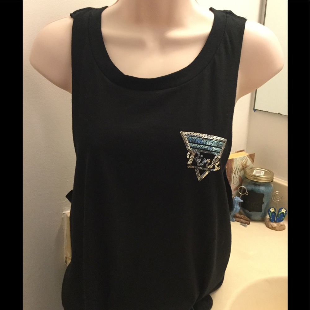 Pink bling tank