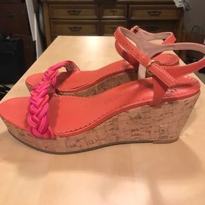 Never worn Jack Rogers Cork Wedges. Org: $255 +tax