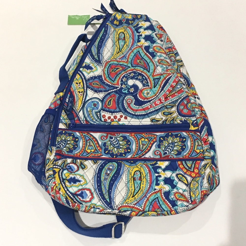 NWT Vera Bradley Sling Backpack (Marina Paisley)