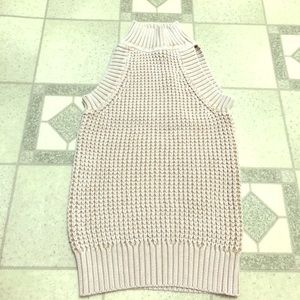 Michale kors sleeveless turtleneck knit sweater