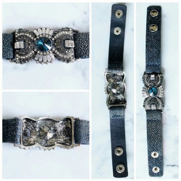 Jewelry | Navy Crystal Cuff - Picture 2 of 3