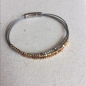 Multi-colored Fossil Bracelet