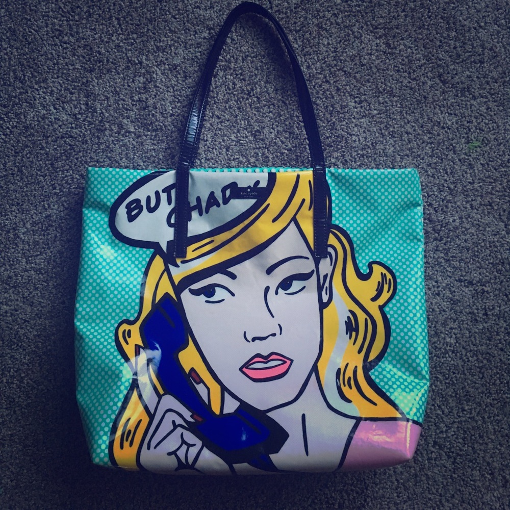 Kate Spade Comic "But Chad" Purse