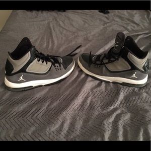 Jordan Flight basketball sneakers, size 10.5