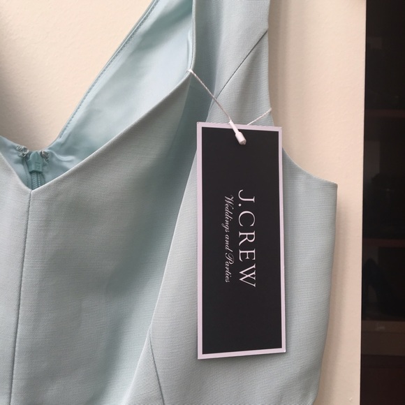 J CREW DRESS. Sea foam color - Picture 4 of 6