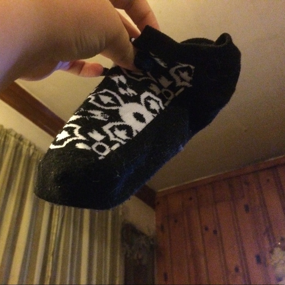 Cool white and black sock only one sock