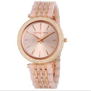 NWT MK Darci Watch in Rose Gold