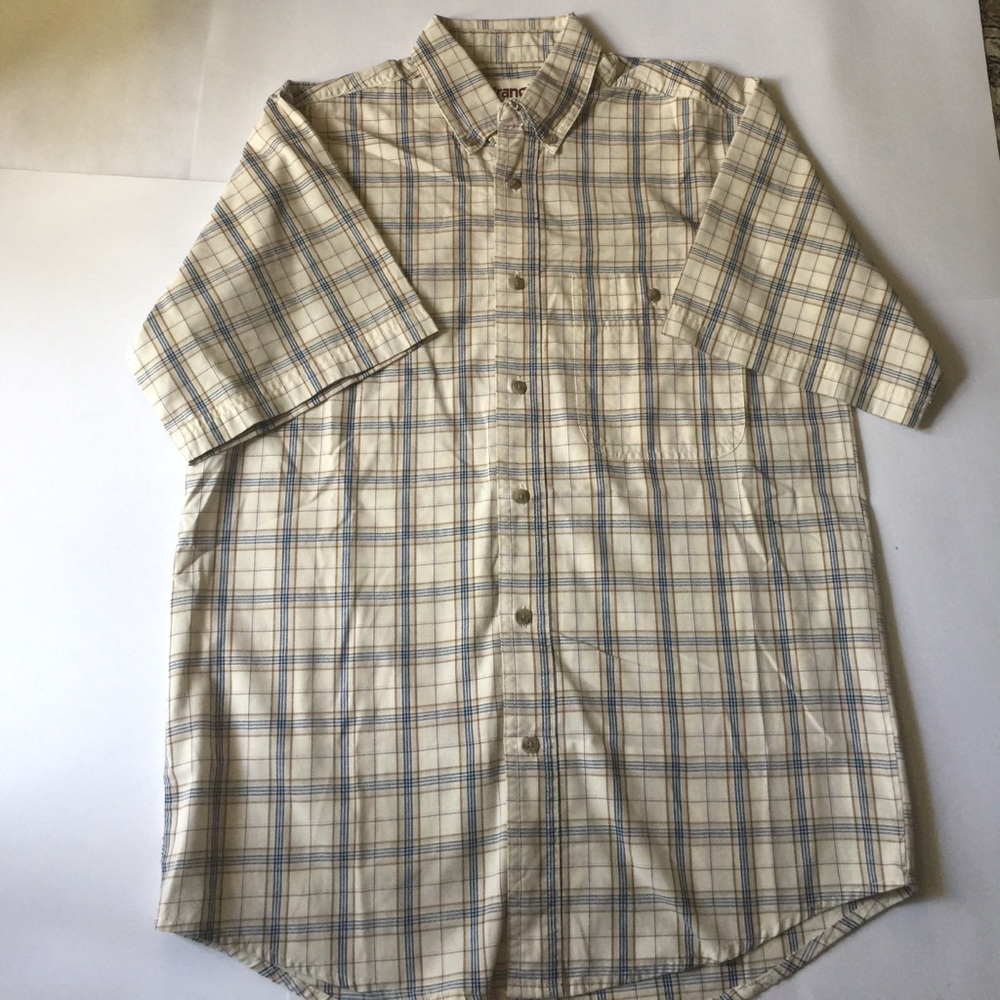 Wrangler Short Sleeve Plaid Shirt