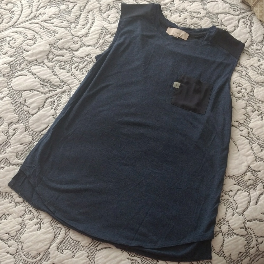 LOFT sleeveless Pocket Tank size S NWT