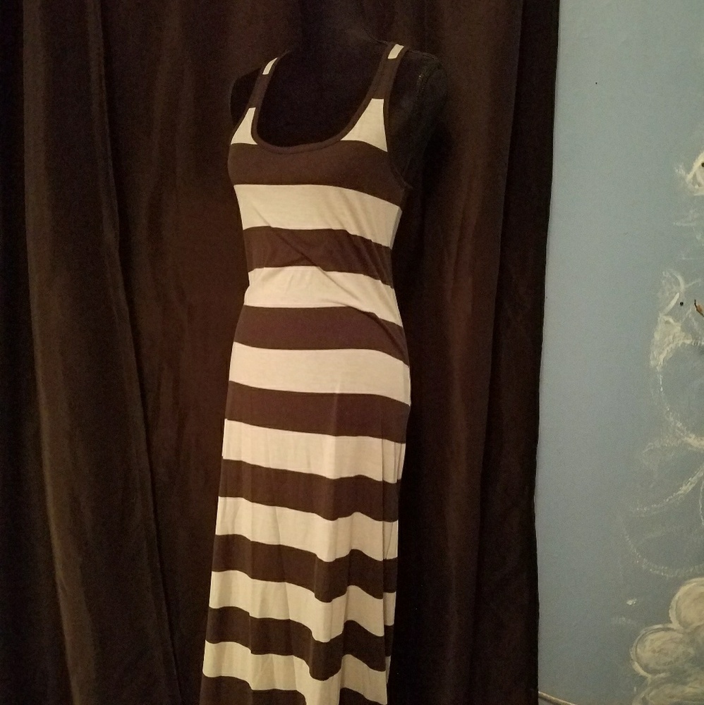 Striped maxi dress