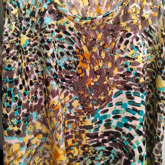 silky summer brushstroke top XS, S, M, 0, 2, 4 - Picture 6 of 6