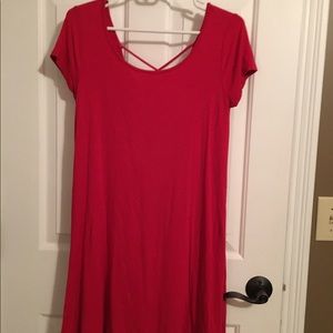 Red Cotton Dress