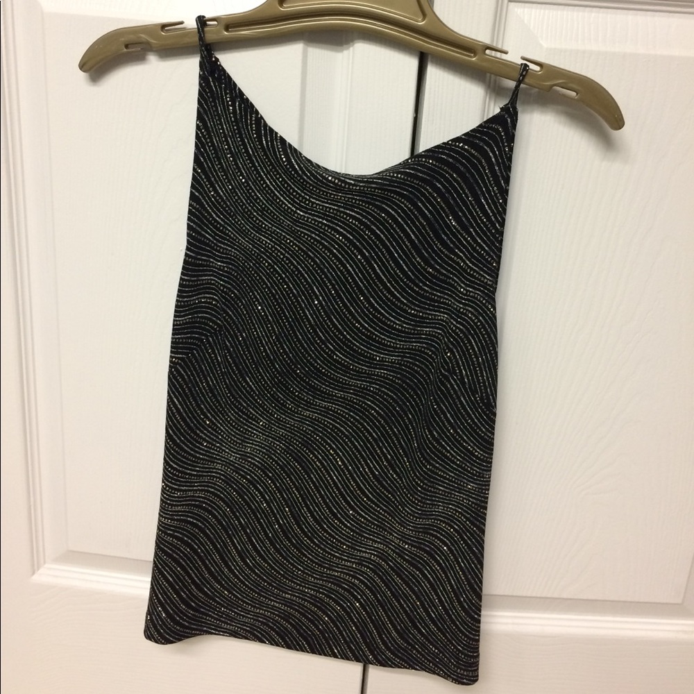 Black top with some serious sparkle!