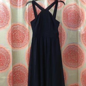 Navy Blue Maxi Dress