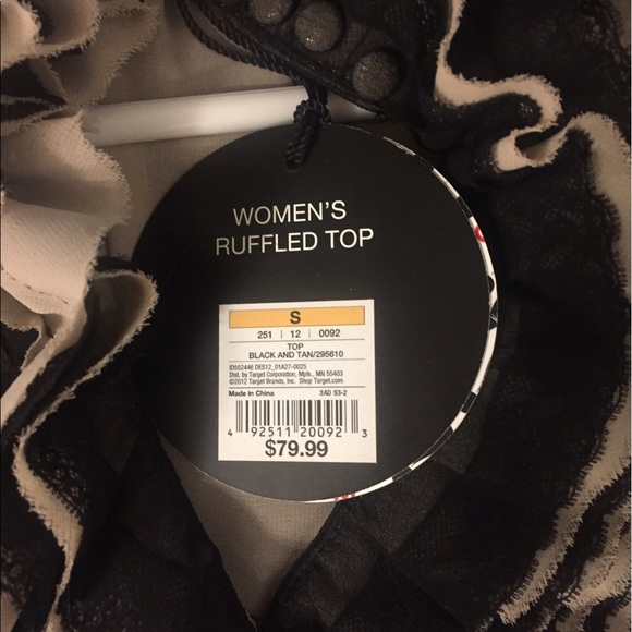 Target Women's Ruffle Top - Picture 3 of 4