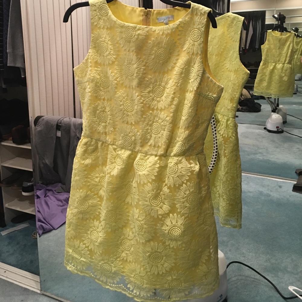 Yellow sun dress