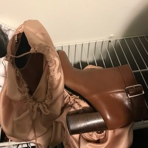 Prada calzature Donna vitello cuoio boots