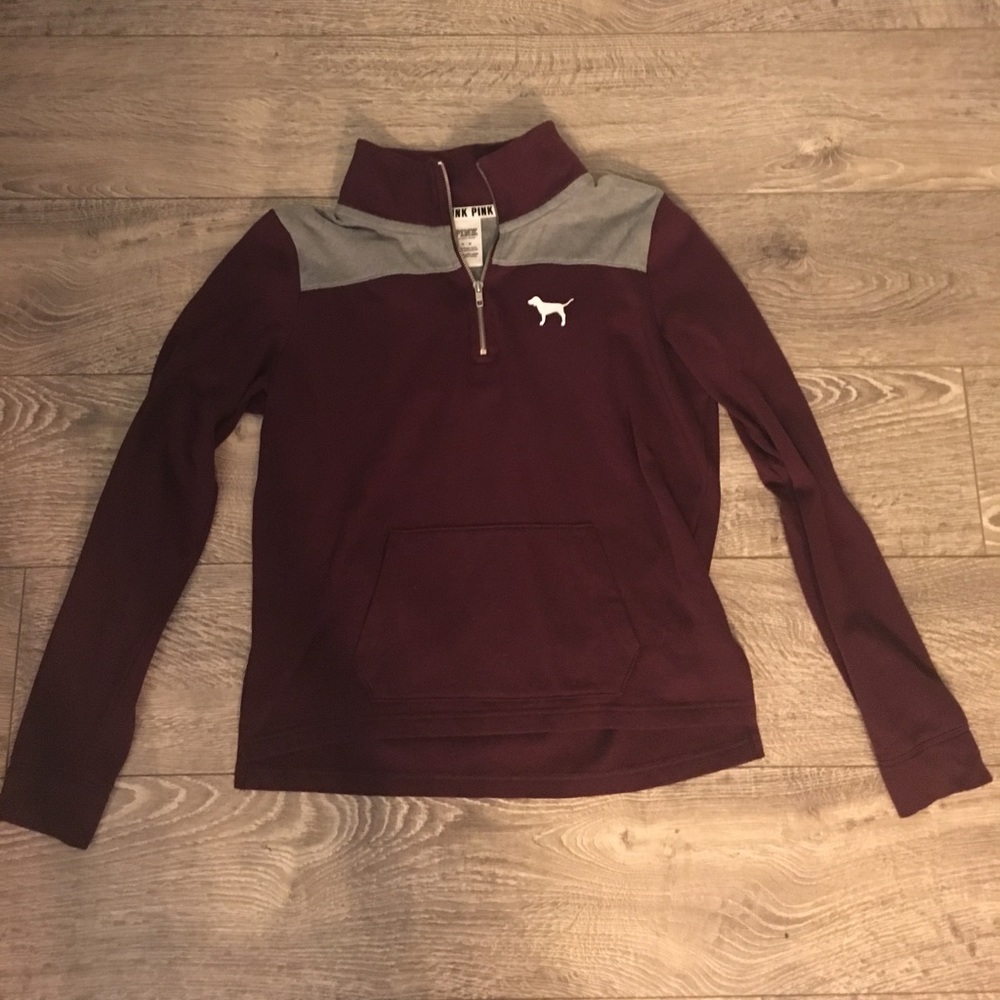 Pinks quarter zip jacket