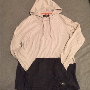 Vans gray and white hoodie
