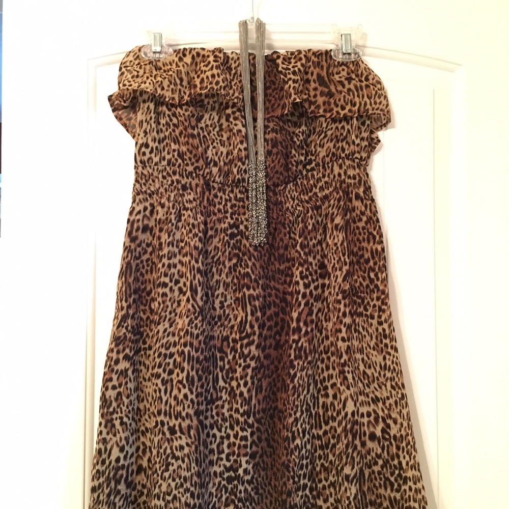 🌻Maxi Leopard Dress Forever 21 M/L