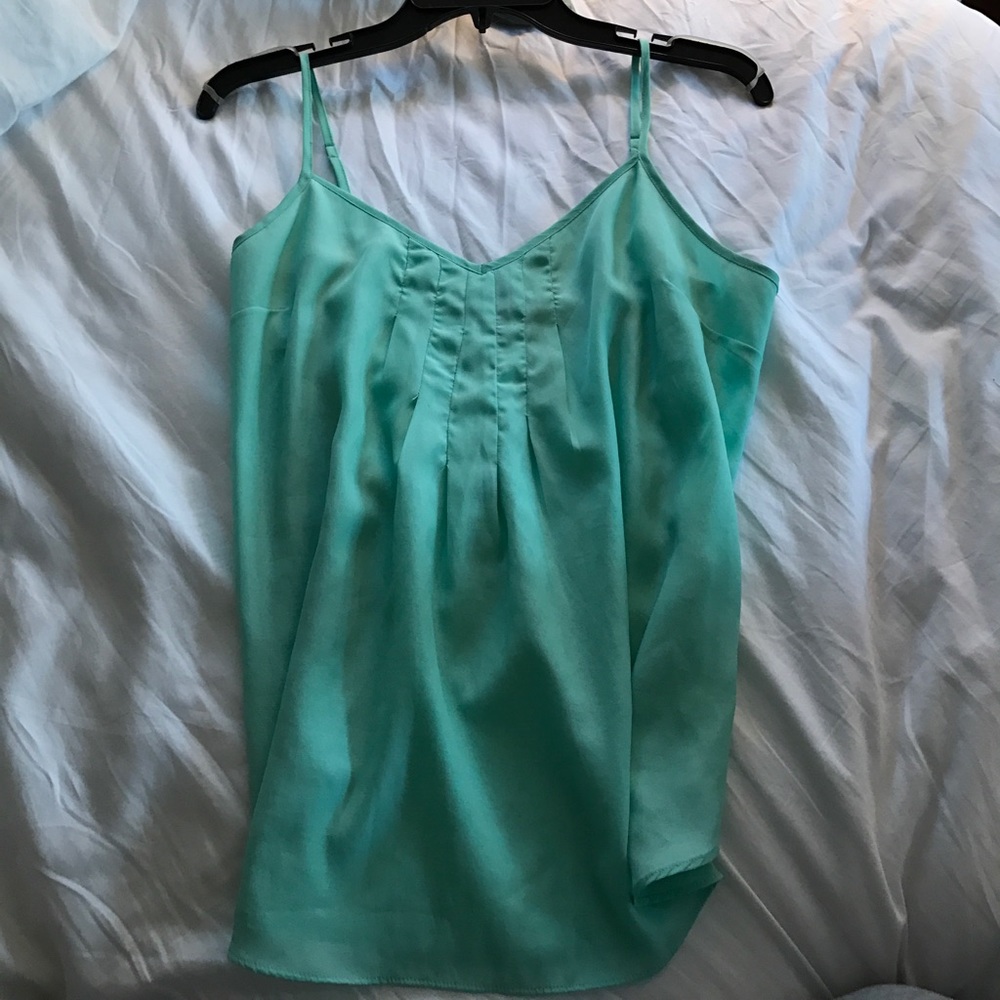 Spaghetti strap flowy tank top