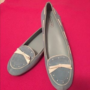 Light blue Coach shoes