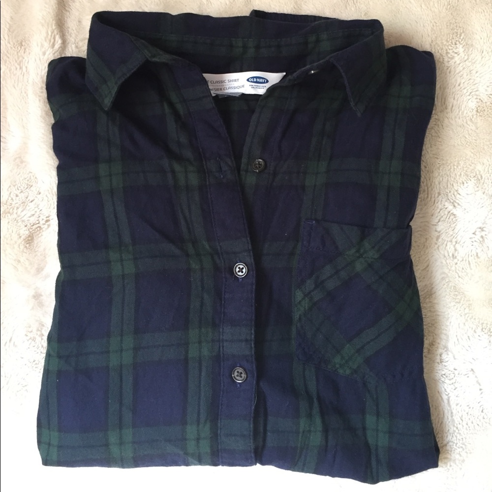 Old Navy flannel, size small