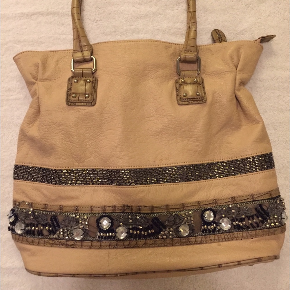 Boutique shoulder bag with bling