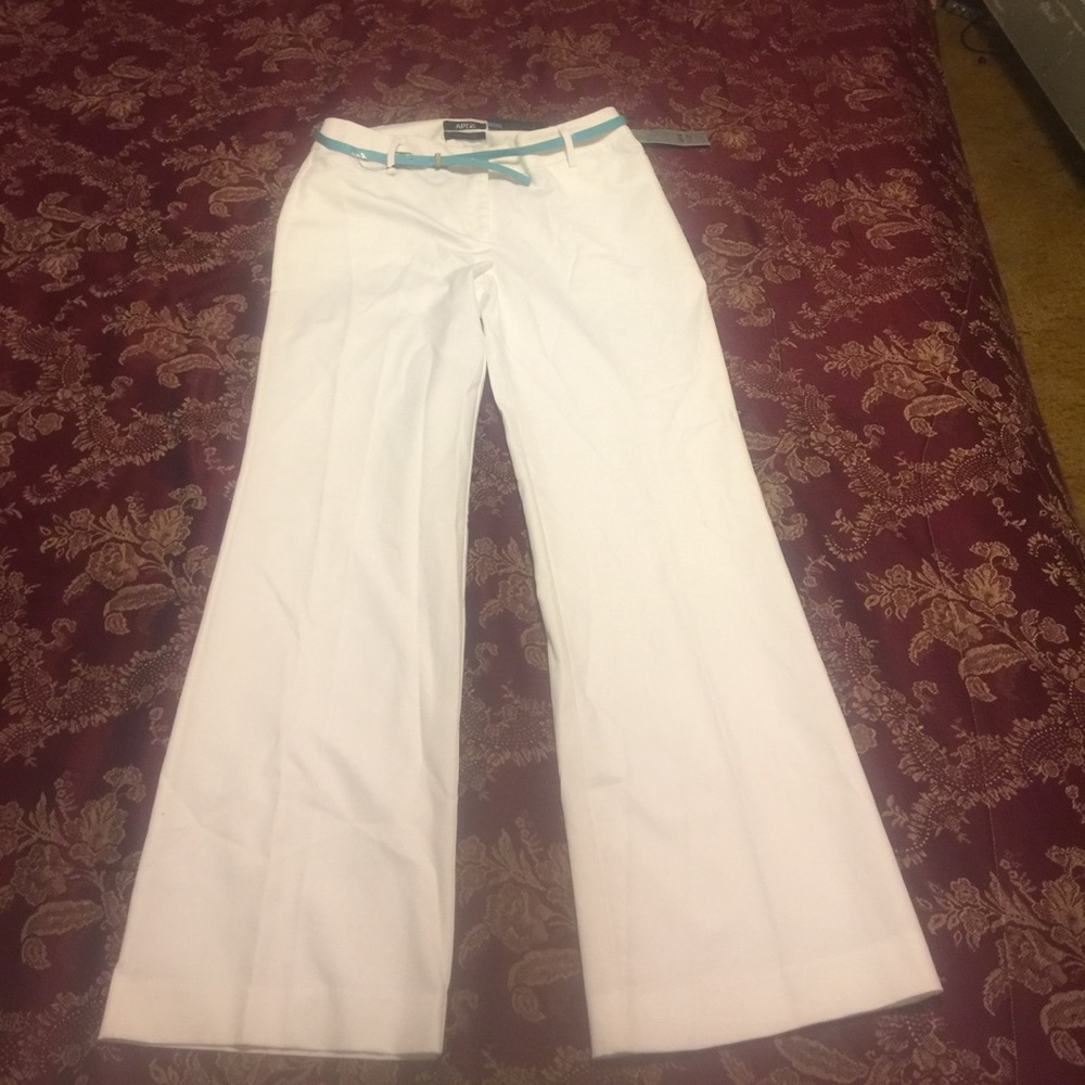 WHITE Trouser Pants