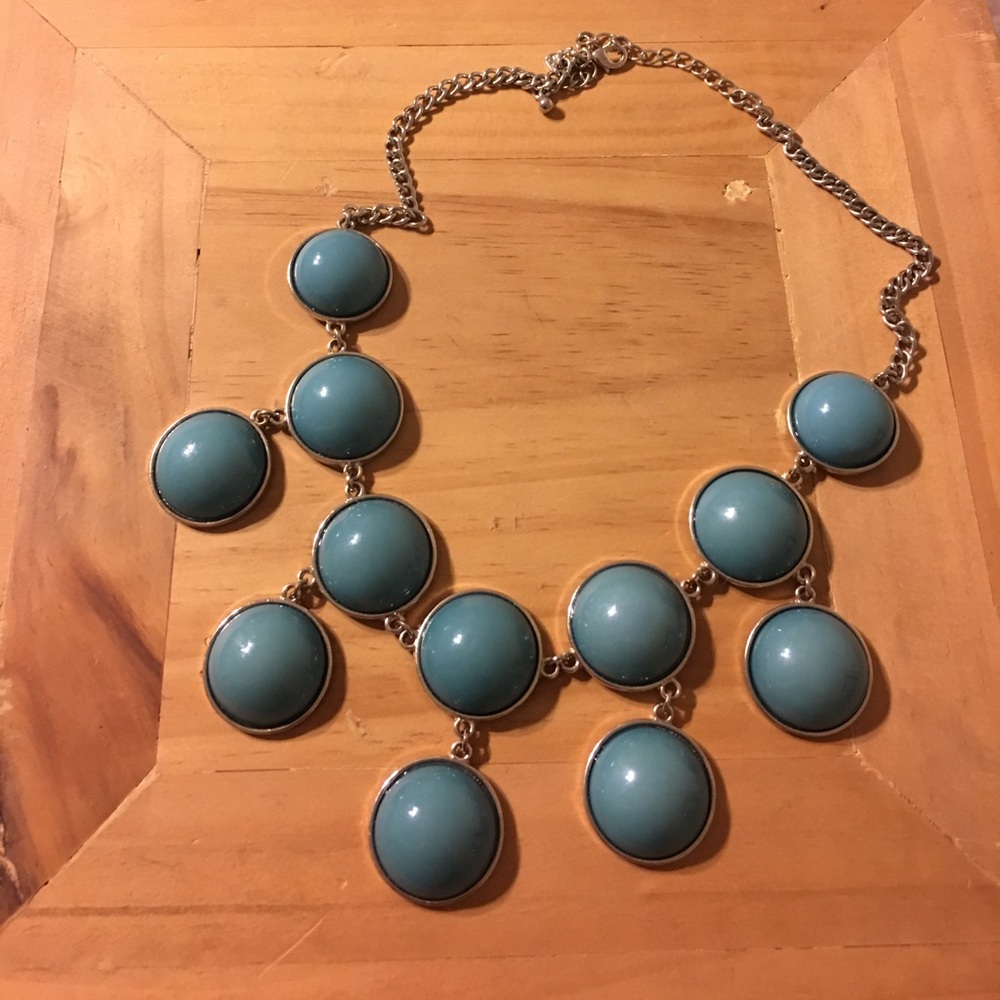 Teal necklace