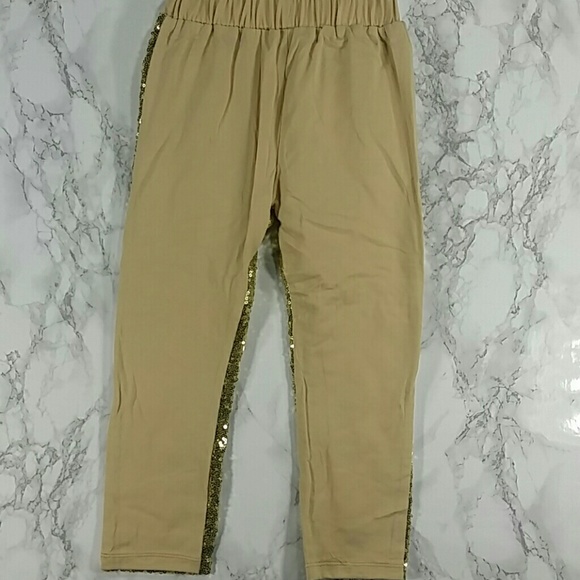 Gold Sequins legging. Kids - Picture 5 of 5