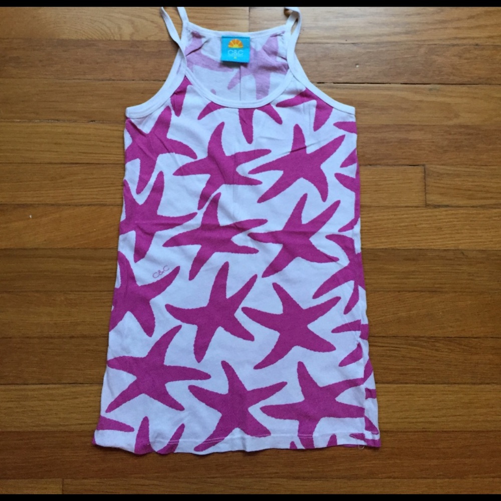 C&C California tank top, starfish, sz M