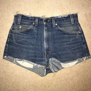 Vintage High Waisted Levi Shorts