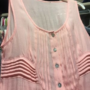 Pink Blousey Tank
