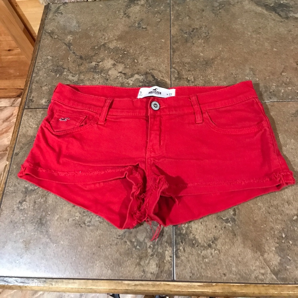 Red Hollister Shorts