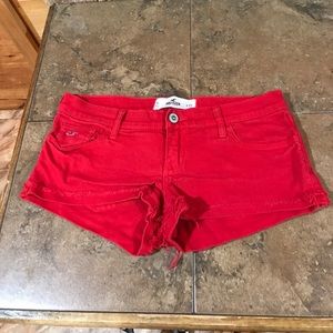 Red Hollister Shorts