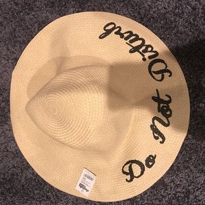 "Do Not Disturb" Floppy Beach Hat