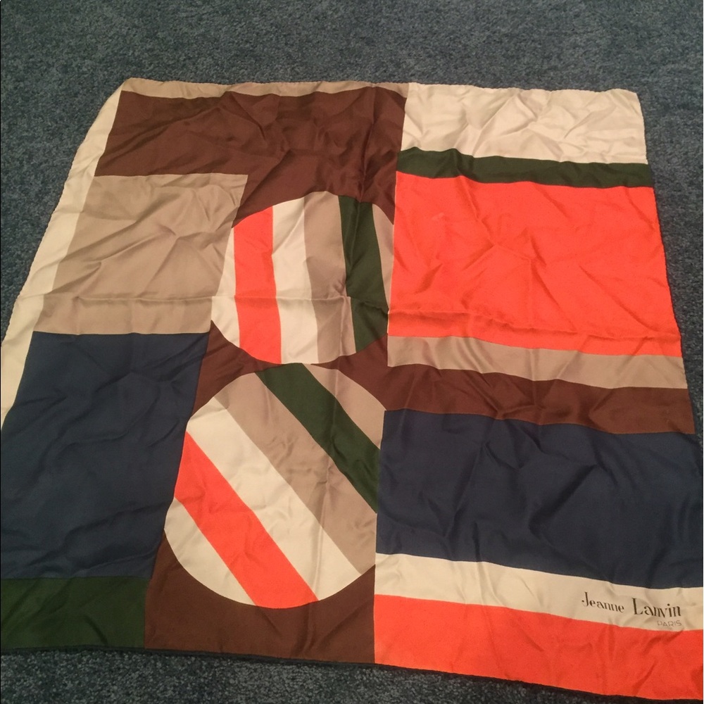 Jeanne lanvin vintage scarf
