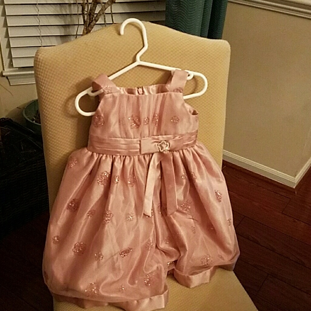 Pink sparkly dress