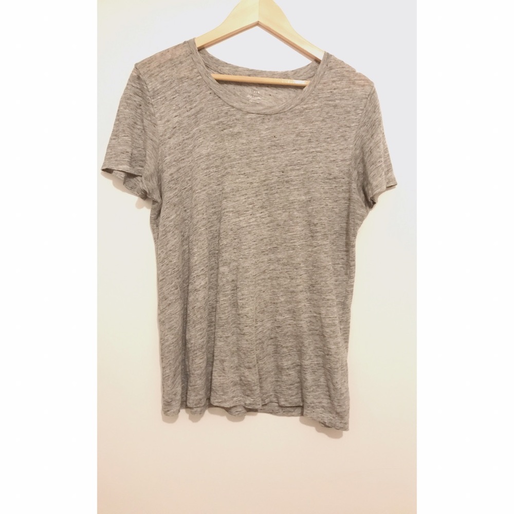 J. Crew Linen T-shirt