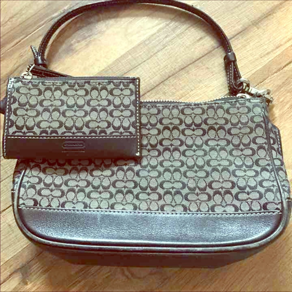 COACH purse with little wallet