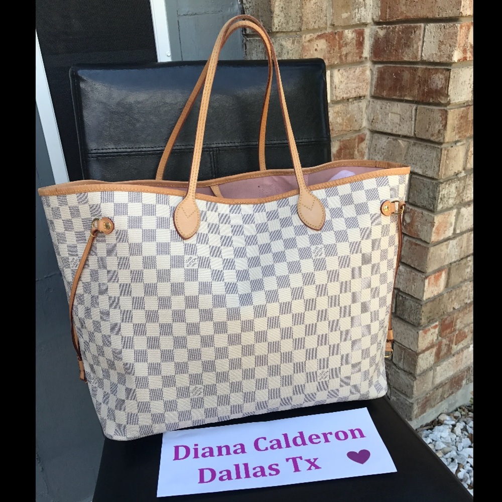 SOLDAzur Louis Vuitton neverfull GM rose ballerine