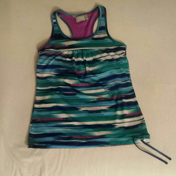 Athleta Multi-colored Racerback(gently used) - Picture 2 of 4