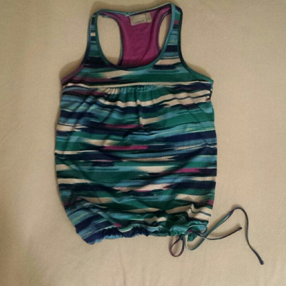 Athleta Multi-colored Racerback(gently used) - Picture 3 of 4