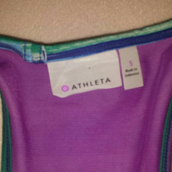 Athleta Multi-colored Racerback(gently used) - Picture 4 of 4