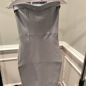 House of CB bandage strapless dress