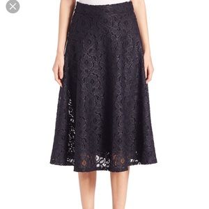 DKNY new navy lace skirt