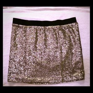 Sequin/sparkly mini skirt!!